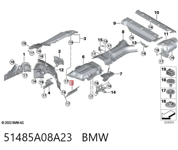  51485A08A23 BMW