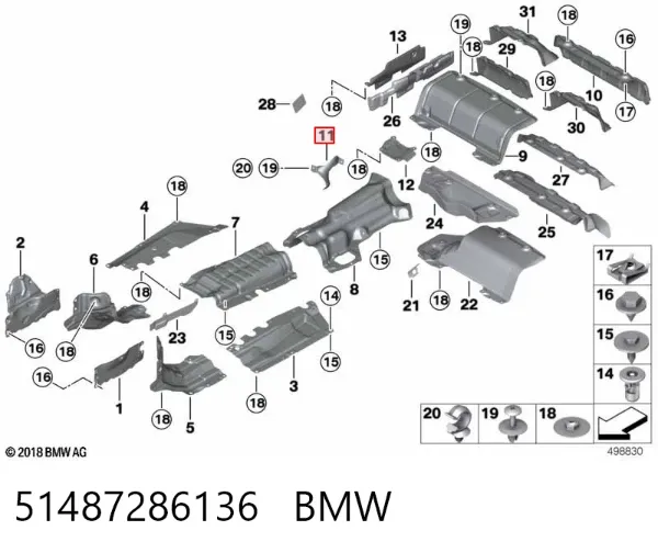  51487286136 BMW