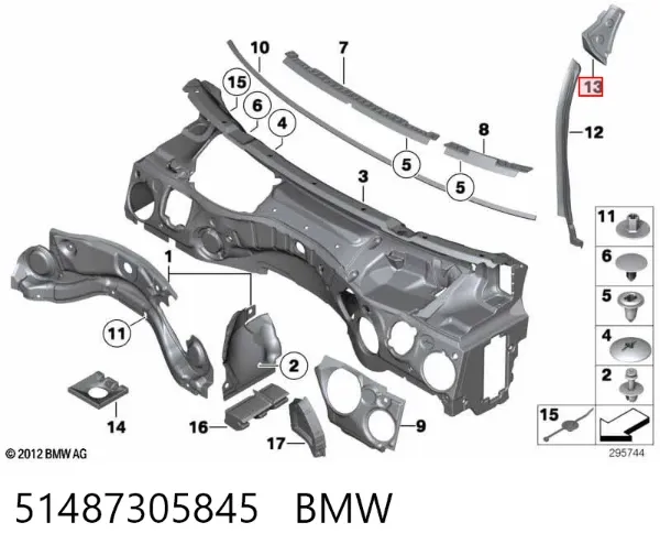  51487305845 BMW