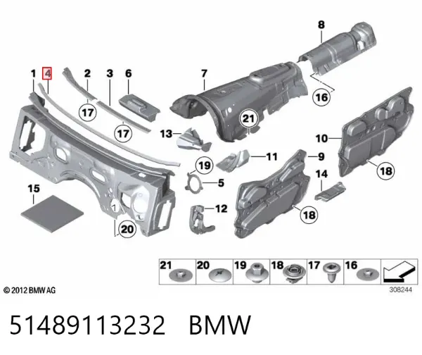  51489113232 BMW