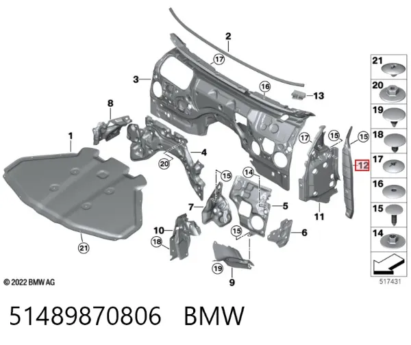  51489870806 BMW
