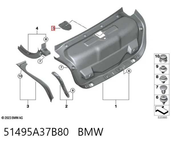  51495A37B80 BMW