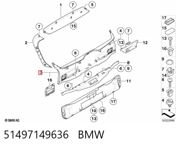  51497149636 BMW