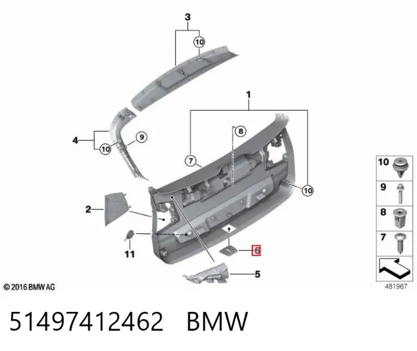  51497412462 BMW
