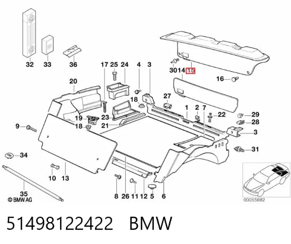  51498122422 BMW