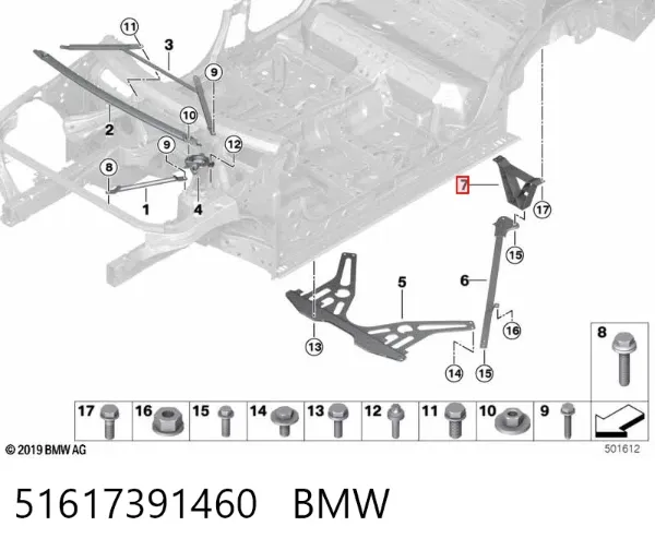  51617391460 BMW