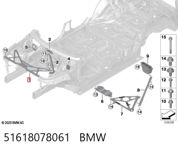  51618078061 BMW