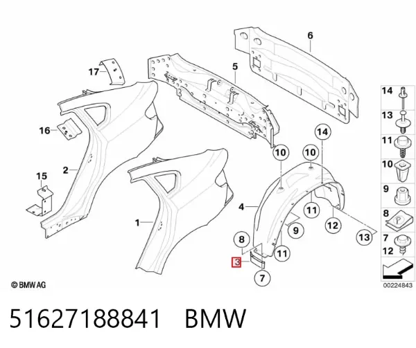  51627188841 BMW