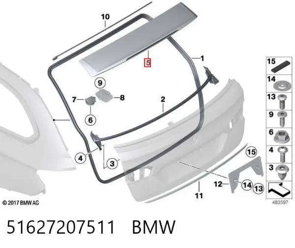  51627207511 BMW