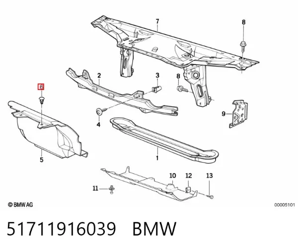  51711916039 BMW