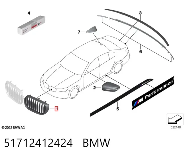  51712412424 BMW
