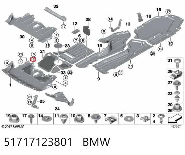  51717123801 BMW