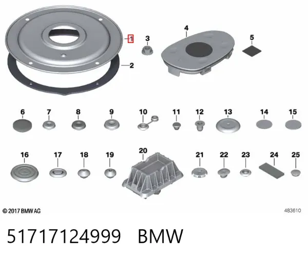  51717124999 BMW