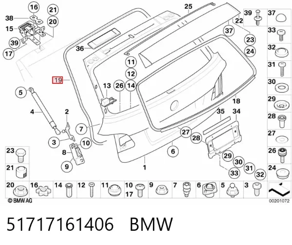  51717161406 BMW