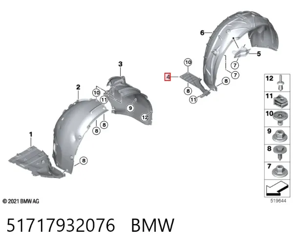  51717932076 BMW