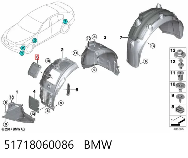  51718060086 BMW
