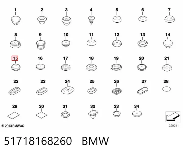  51718168260 BMW