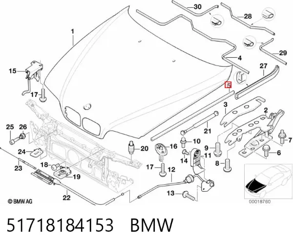  51718184153 BMW