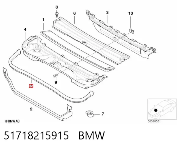  51718215915 BMW