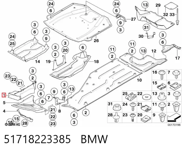 Воздуховод тормозного диска левый 51718223385 BMW
