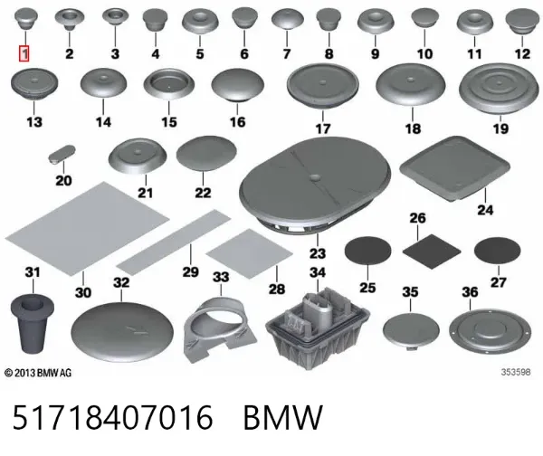  51718407016 BMW