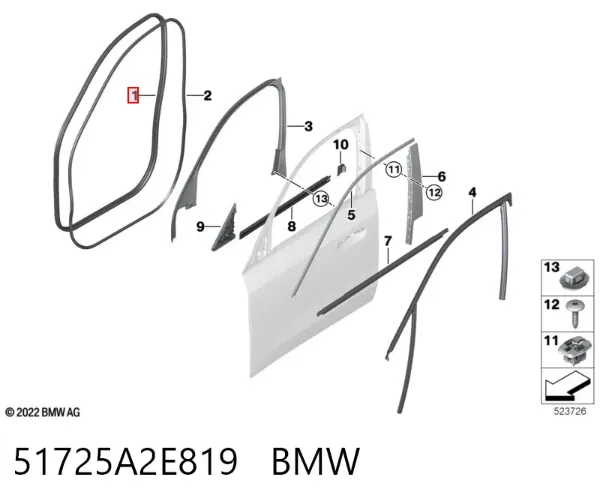  51725A2E819 BMW