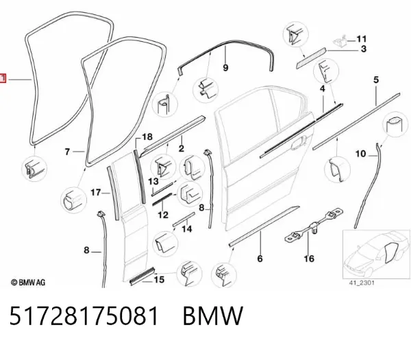  51728175081 BMW