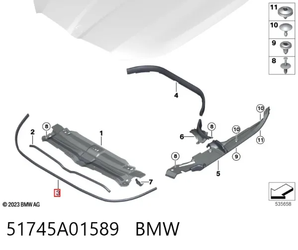  51745A01589 BMW