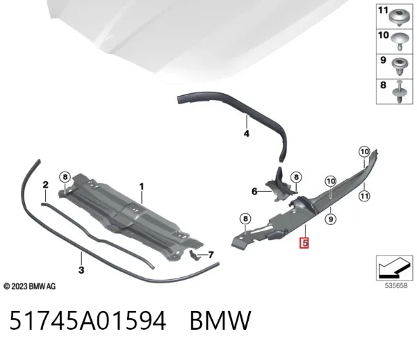  51745A01594 BMW