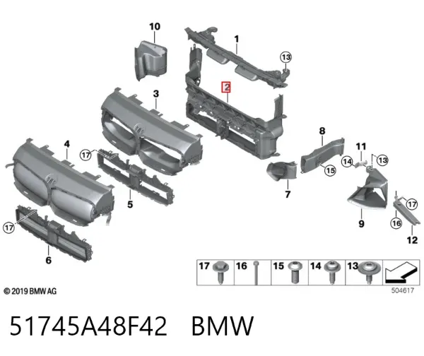  51745A48F42 BMW