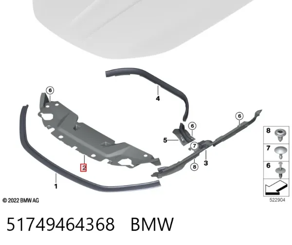  51749464368 BMW