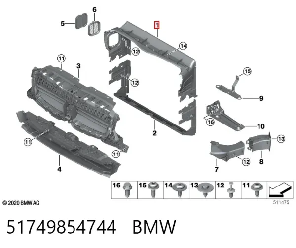  51749854744 BMW