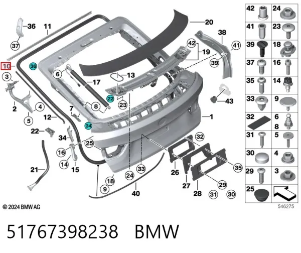  51767398238 BMW
