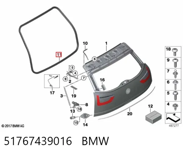  51767439016 BMW