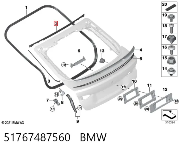  51767487560 BMW