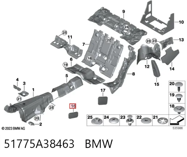  51775A38463 BMW