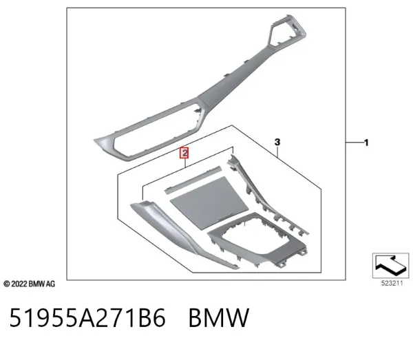  51955A271B6 BMW