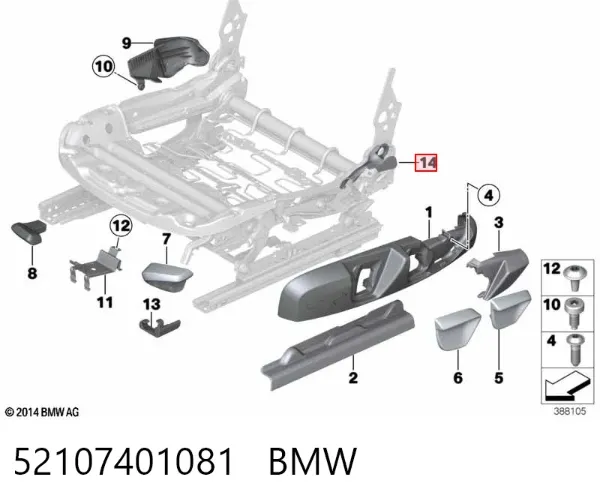  52107401081 BMW