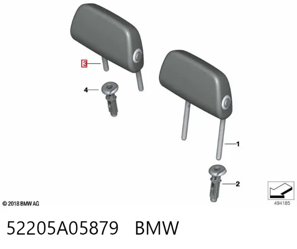  52205A05879 BMW
