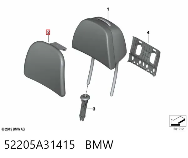  52205A31415 BMW
