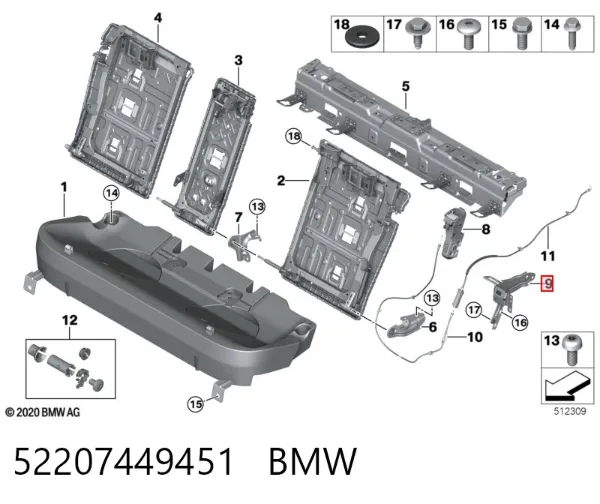  52207449451 BMW