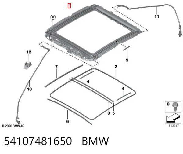  54107481650 BMW