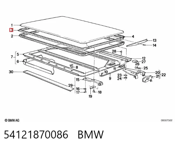  54121870086 BMW