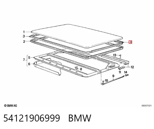  54121906999 BMW