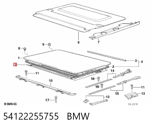  54122255755 BMW