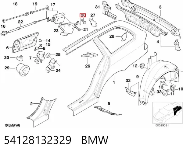  54128132329 BMW