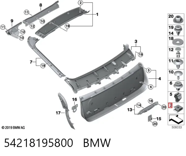  54218195800 BMW