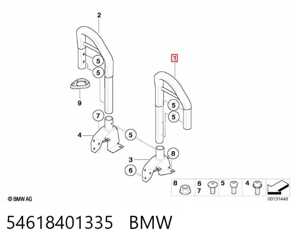  54618401335 BMW