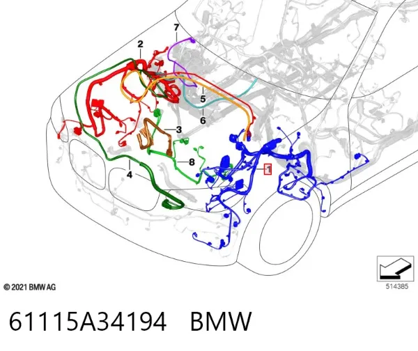  61115A34194 BMW
