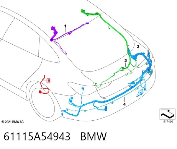  61115A54943 BMW